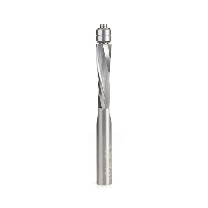 Amana tool 46404 SC UltraTrim Spiral 1/2 D x 2 Inch CH x 1/2 SHK x 4-3/4 Inch Long w/ Double Lower BB Down-Cut Router Bit