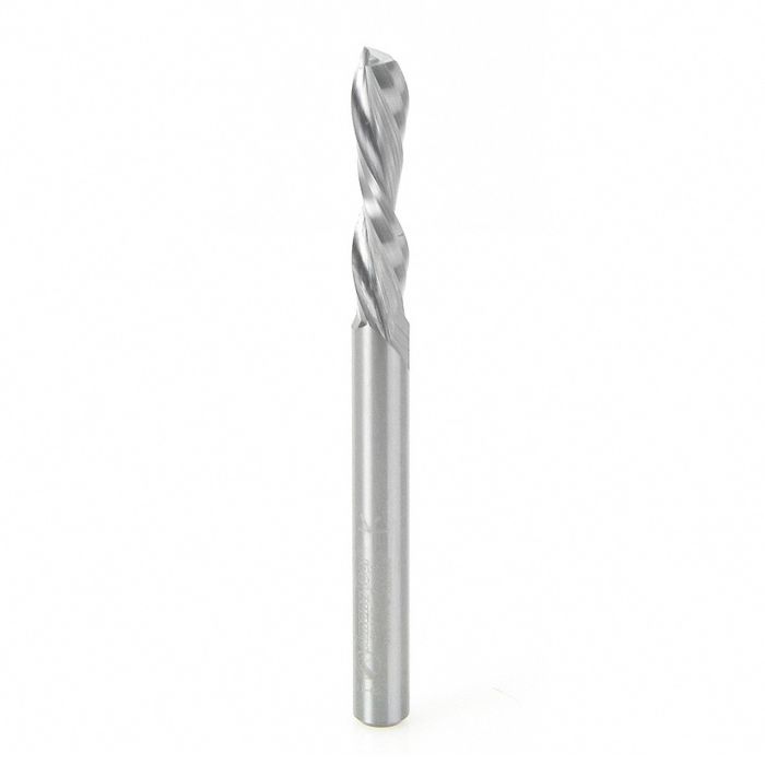 Amana tool 46416 SC Spiral Plunge 1/4 D x 1-1/8 CH x 1/4 SHK x 3 Inch Long 2 Flute Down-Cut Router Bit