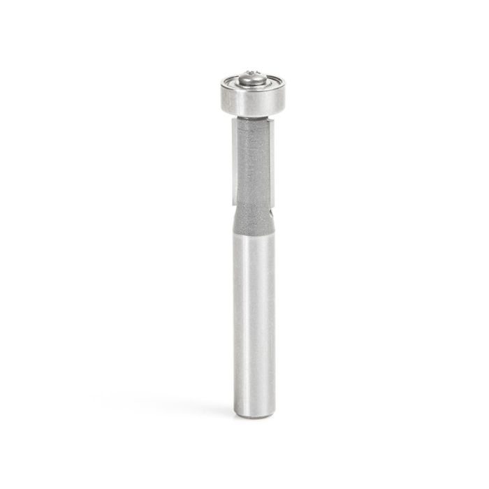 Amana tool 47185 Carbide Tipped Overhang Trim 1/16 Overhang x 1/4 Dia x 1/2 Cut Height x 1/4 Inch Shank w/ Lower Bal Bearing Router Bit