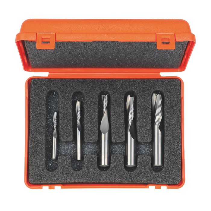 CMT 192.000.02 5-Piece Upcut Spiral Bit Set, 1/2-Inch Shank