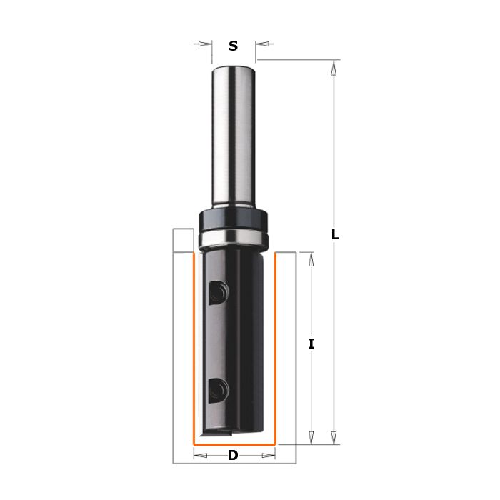 CMT 652.691.11B Insert Carbide Pattern Bit for MDF/Laminates, 3/4-Inch Diameter, 1/2-Inch Shank