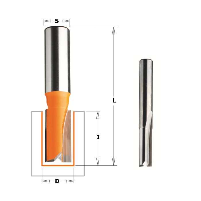 CMT 811.785.11 Straight Bit, 1/2-Inch Shank, 1-1/8-Inch Diameter,