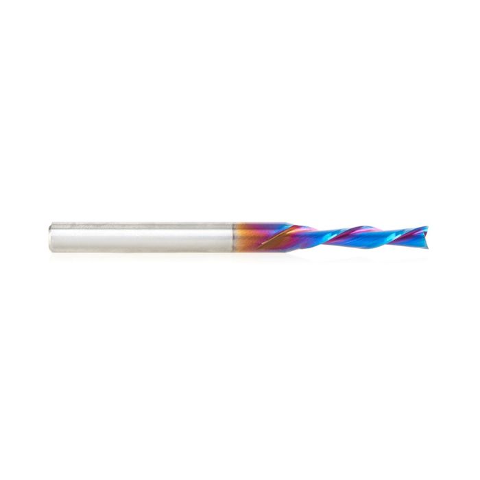 Amana tool 48340-K SC Spektra Extreme tool Life Coated Spiral Plunge 3/16 Dia x 1 CH x 1/4 SHK 3 Inch Long Down-Cut Router Bit