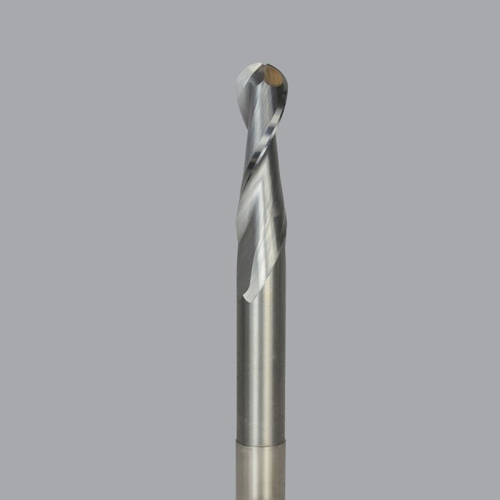 Onsrud 52-244BL Solid Carbide router, 2 flute, ballnose, upcut