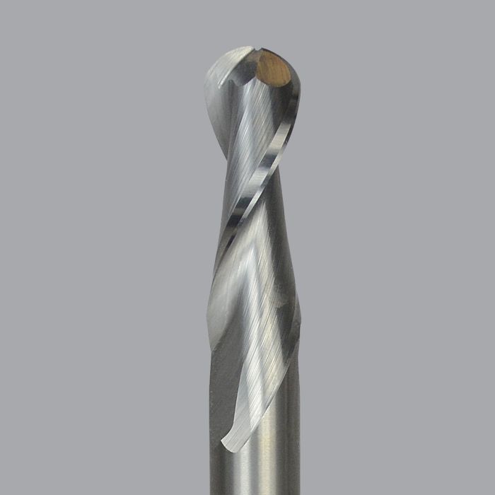 Onsrud 52-280BL Solid Carbide router, 2 flute, ballnose, upcut