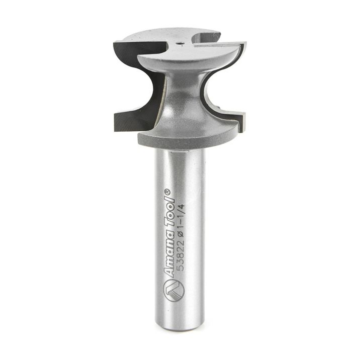 Amana tool 53822 Carbide Tipped Window Sil Edge 7/32 R x 1-1/4 D x 7/8 CH x 1/2 Inch SHK Router Bit