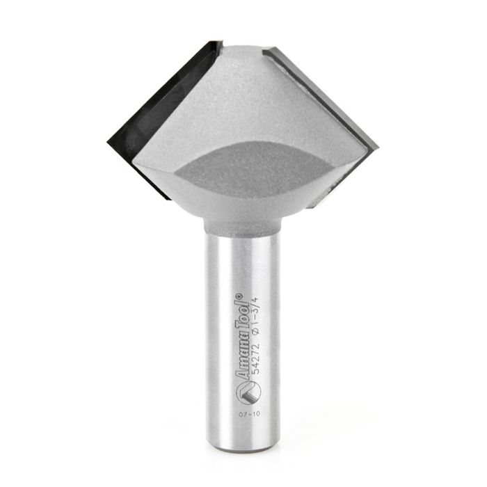 Amana tool 54272 Carbide Tipped Multi-Sided Glue Joint 45 / 45 Deg x 1-3/4 D x 1-3/64 CH x 1/2 Inch SHK Router Bit