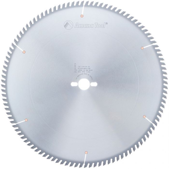 Amana 618109-30 18"/109T RIPPNG ATB GRIND 30MM