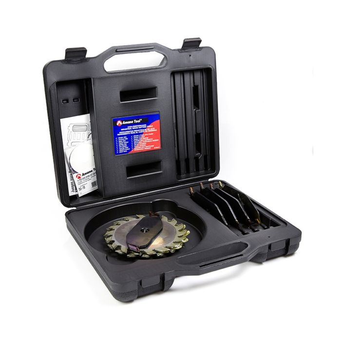 Amana tool 656030 Carbide Tipped Dado 6 Inch D x 18T ATB/FT 10 Deg, 5/8 Bore, Dado Set with Five 2-Wing Chippers