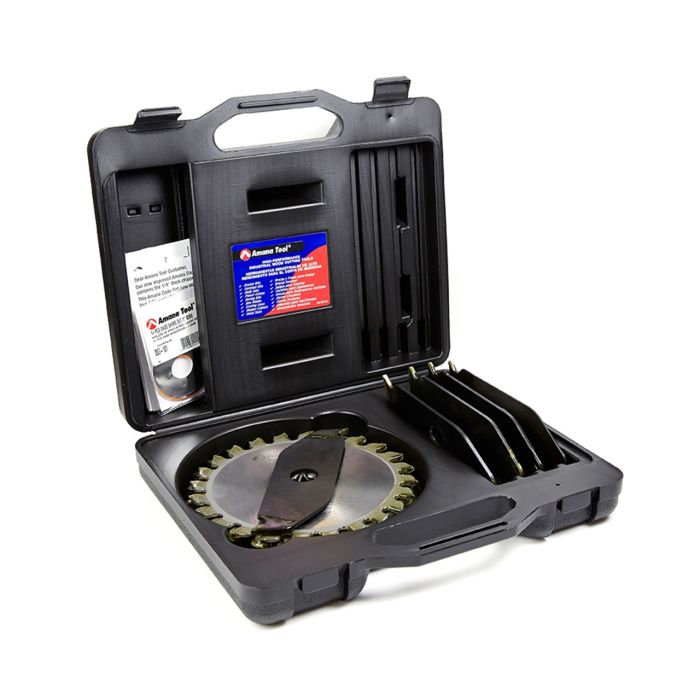 Amana tool 658030-1 Carbide Tipped Dado 8 Inch D x 24T ATB/FT -5 Deg, 1 Inch Bore, Dado Set with Five 2-Wing Chippers