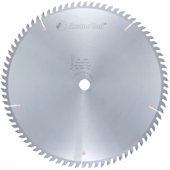 Amana 716800 16"/80T CUT-OFF SAW ATB GRIND