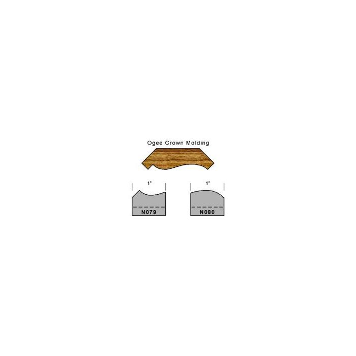 Ogee crown molding set