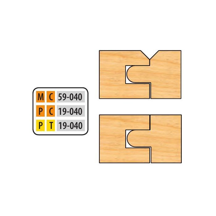 FREEBORN - PC-19-040 - CARBIDE FLOORING SET Shaper Cutter