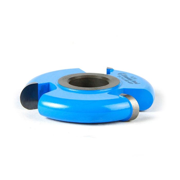 Amana tool 926 Carbide Tipped 3-Wing Flute (Convex) 1/2 Flute x 1/4 R x 2-5/8 D x 1/2 CH x 1/2 & 3/4 Bore Shaper Cutter
