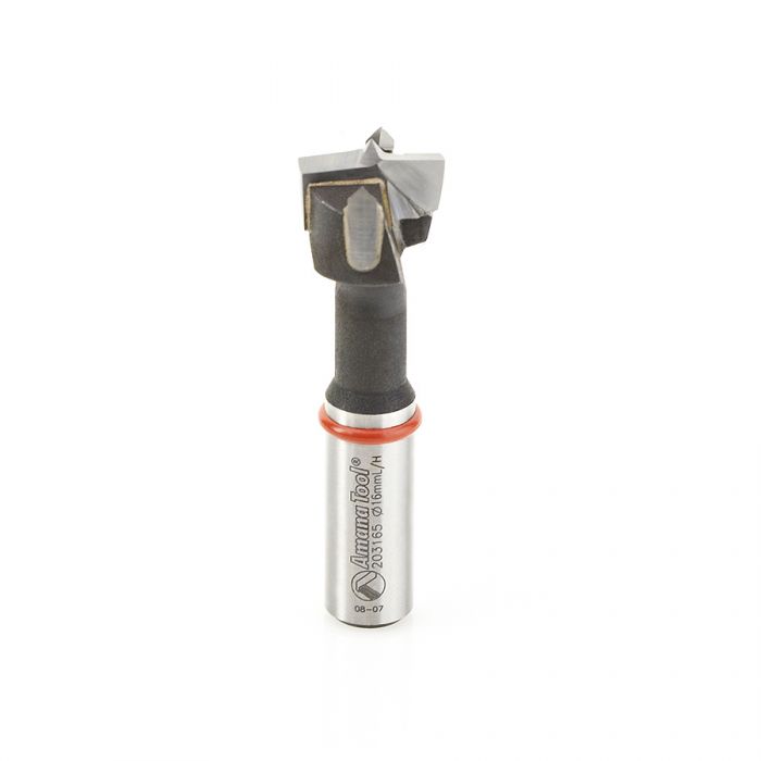 Amana 203165 Carbide Tipped Hinge Boring Bit L/H 16mm Dia x 57mm Long x 10mm Shank