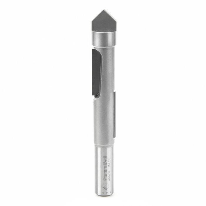 Amana 45520 Carbide Tipped Stagger Tooth Panel Pilot with Plunge Point 5/8 Dia x 2-1/4 x 1/2 Shank