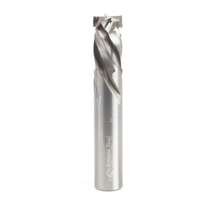 Amana 46026 CNC Solid Carbide Mortise Compression Spiral 4 Flute 1/2 Dia x 7/8 x 1/2 Inch Shank
