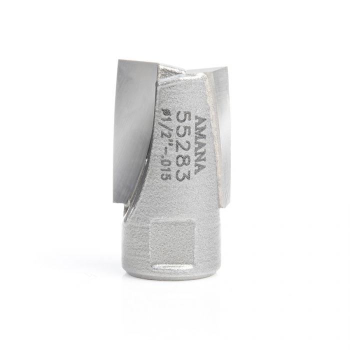 Amana 55283 Carbide Tipped Mortising Screw Down Shear Cutter 1/2 - .015 Dia x 7/8 Inch x 1/4 - 28 Thread