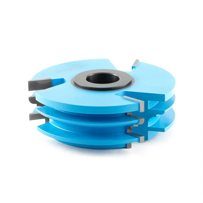 Amana A-32-300 Carbide Tipped 3-Wing Reversible Stile & Rail Cove & Bead 3/16 Radius x 4-1/2 Dia x 1-1/2 x 1-1/4 Bore