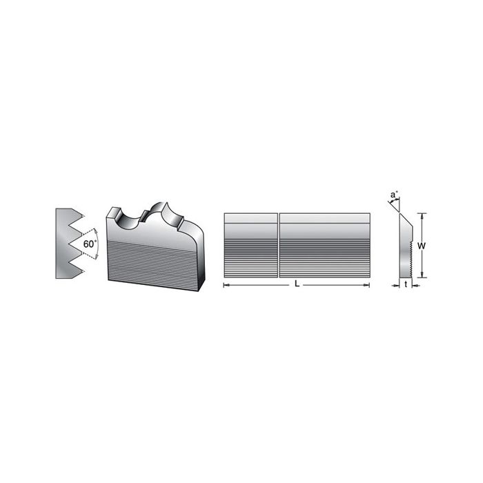 Amana CSK-340 25"X 2-1/4"X 5/16"60 DEGREE M2