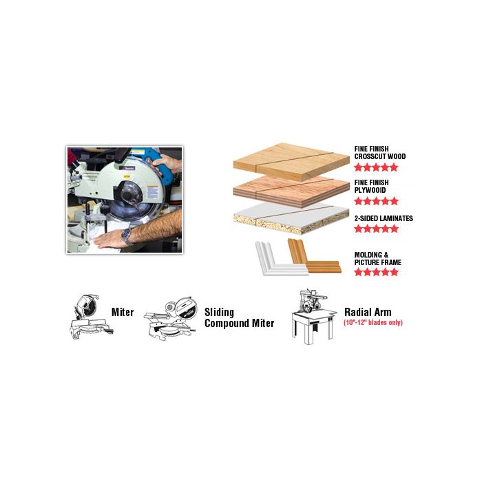 Amana MA12090 SLIDING COMPOUND MITER 12"x90T