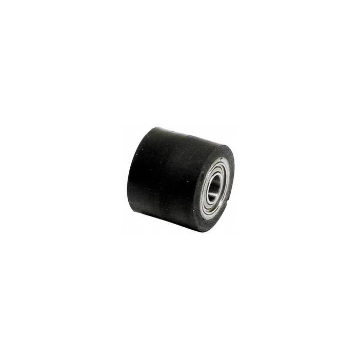 Dynabrade 11069 Contact Wheel, 7/16" Dia. x 3/8" W x 1/4" I.D., Crown Face, 70 Duro Rubber