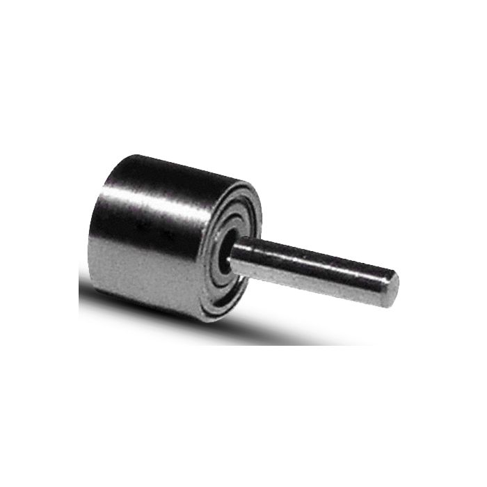 Dynabrade 11076 Contact Wheel Ass'y, 7/16" Dia. x 3/8" W x 3/8" I.D., Crown Face, Steel