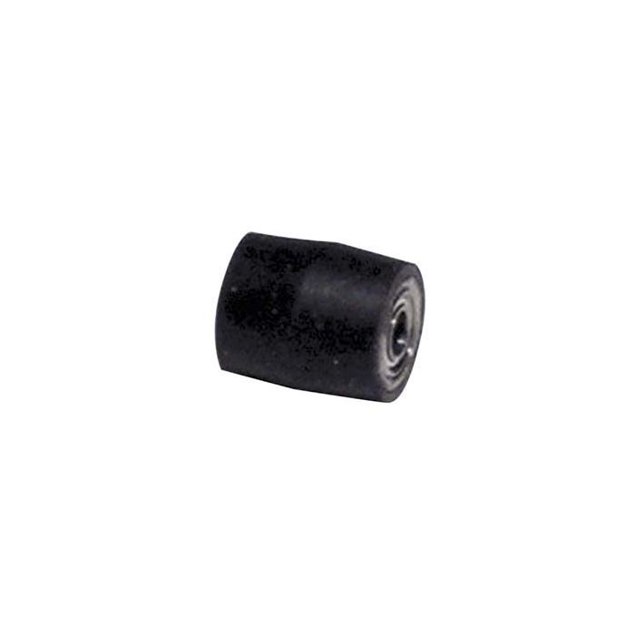 Dynabrade 11343 Contact Wheel, 5/16" Dia. x 3/8" W x 3/16" I.D., Crown Face, 70 Duro Rubber