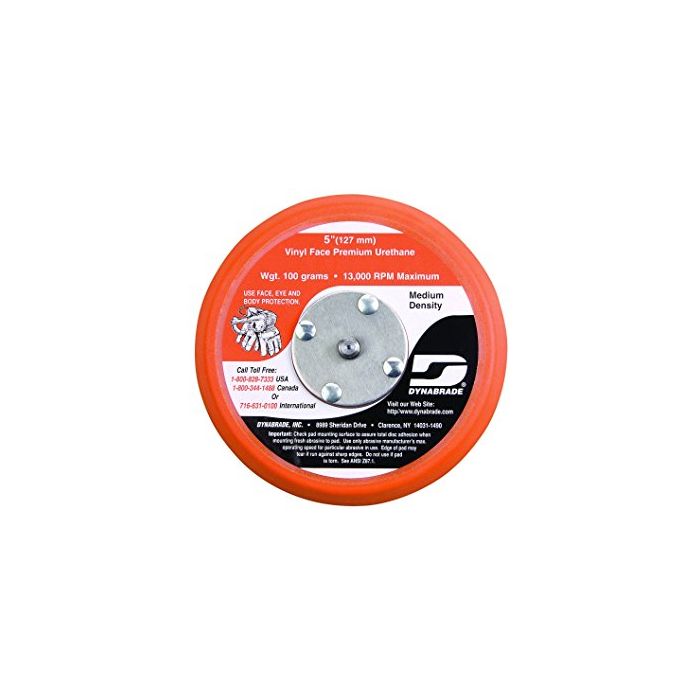 Dynabrade 56175 5" (127 mm) Dia. Non-Vacuum Disc Pad, Vinyl-Face