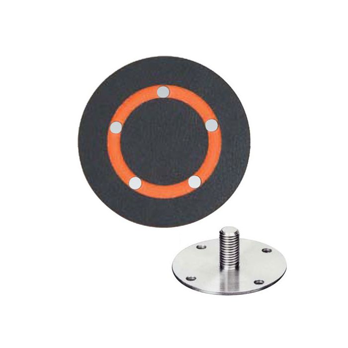 Dynabrade 56252 5" (127 mm) Dia. Vacuum Disc Pad, Vinyl-Face