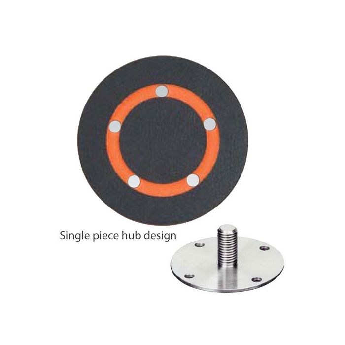 Dynabrade 56264 6" (152 mm) Dia. Vacuum Disc Pad, Vinyl-Face