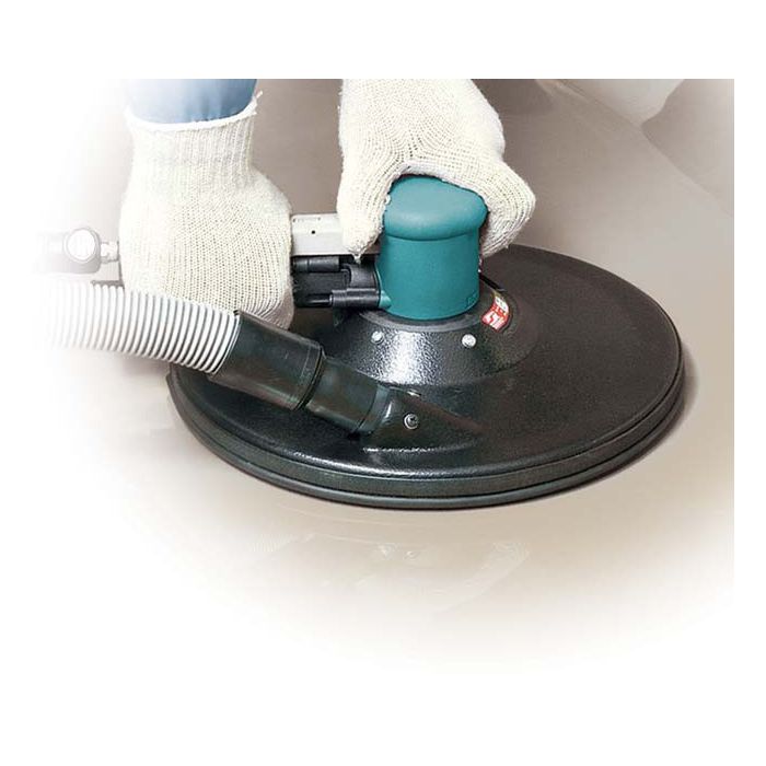 Dynabrade 58041 11" (279 mm) Dia. Two-Hand Gear-Driven Sander, Central Vacuum