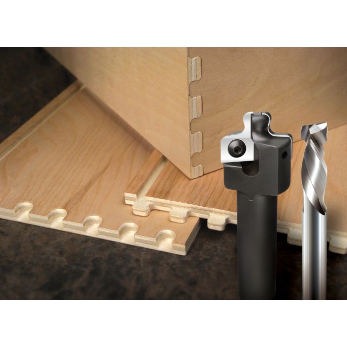 Vortex Tool #7500 Round Edge  Kit Insert Body 9101. 4 - INS-9101 Inserts; 2 - 3115 1/4" comp. spirals)