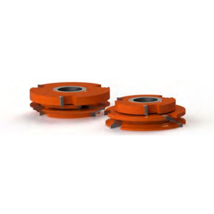 6 Piece 1/2" Depth 1-1/4 Bore T-Alloy Cope and Pattern SETS