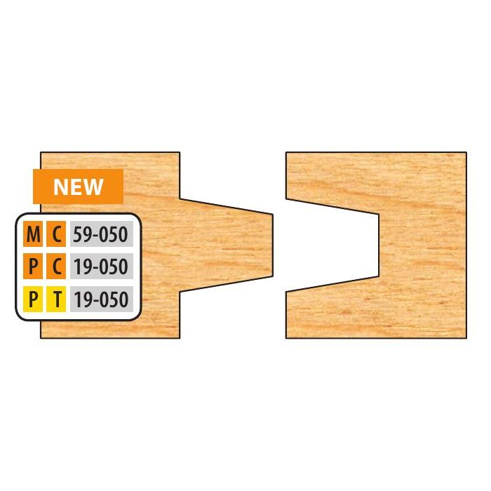 1-1/4 Bore Carbide Wedge Tongue & Groove