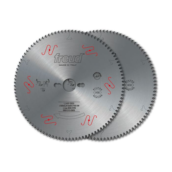 Freud LU4B03 250 mm Carbide Tipped Thin Kerf Blade for Plastic Material and Plexiglass
