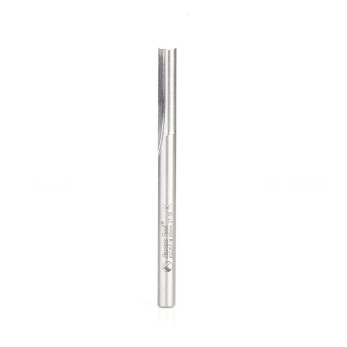 Amana tool HSS1611-M HSS Straight V Flute Foam Cutting 6mm D x 25mm CH x 6mm SHK x 83mm Long Router Bit