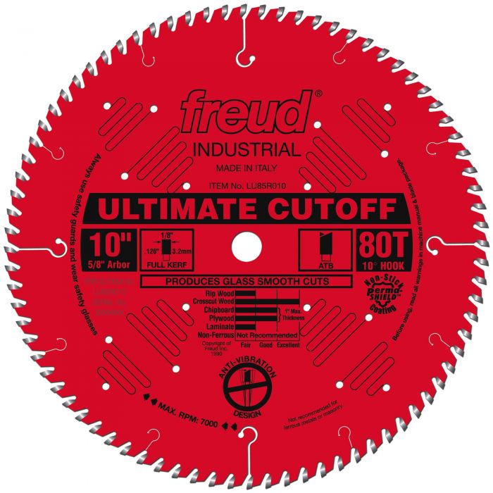 Freud LU85R010 10" Ultimate Cut-Off Blade