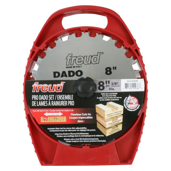Freud SD208 8" Pro Dado Set