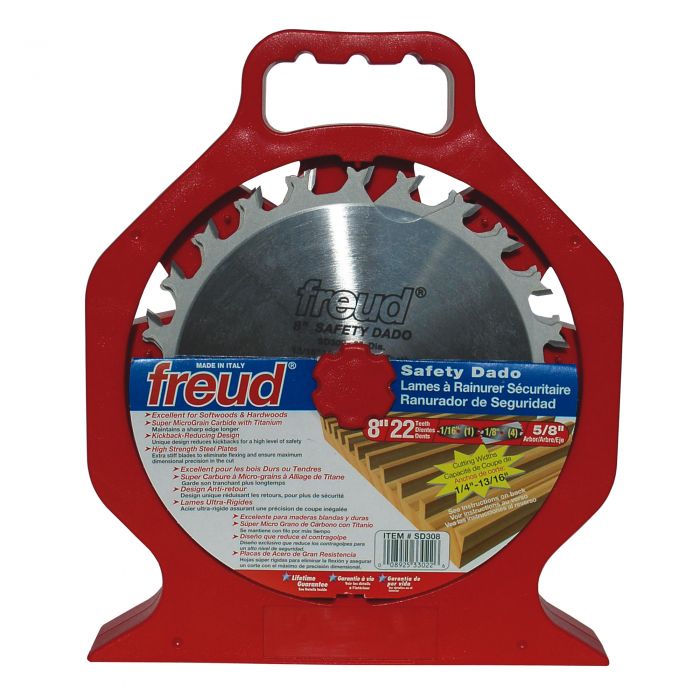 Freud SD308 8" Safety Dado Sets