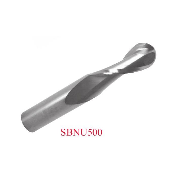SOUTHEAST TOOL SBNU125 S/C Ball Nose Up x 1/8 CD x1/2 CL x1/4 Sh x 2" OAL