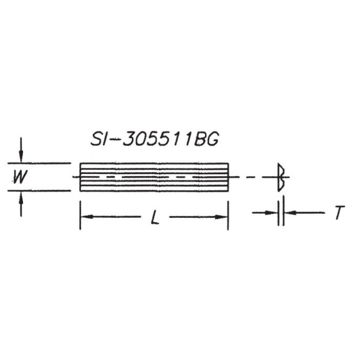 SOUTHEAST TOOL SI-125511BG Insert 12 x 5.5 x 1.1 Back Groove