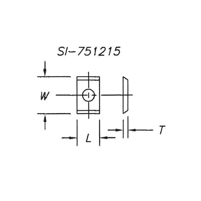 SOUTHEAST TOOL SI-151215 Insert 15 x 12 x 1.5  ( 10 pc per pack)
