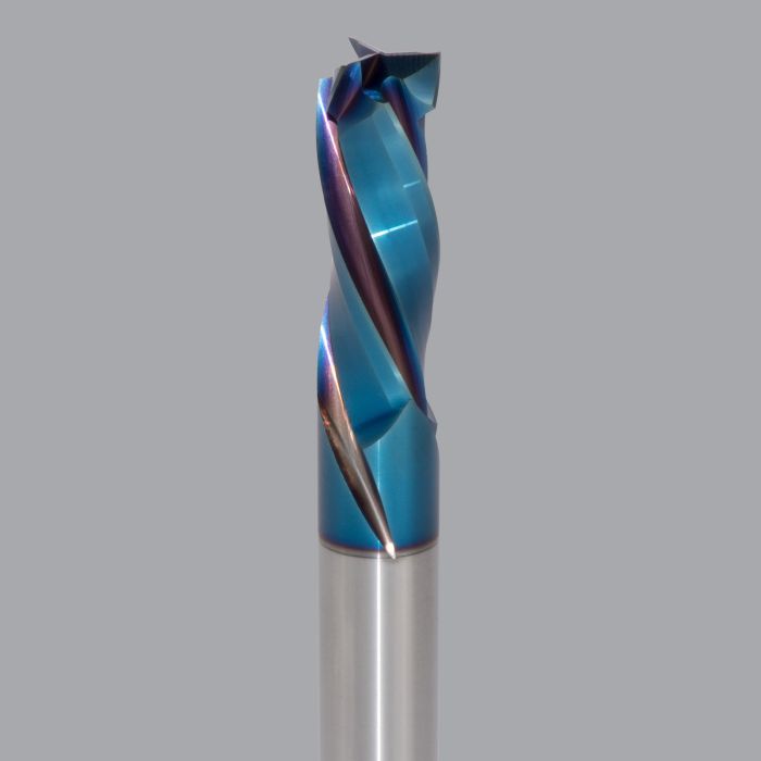 Onsrud 60-177PLR Solid Carbide router, 3 flute, compression, Polaris coated