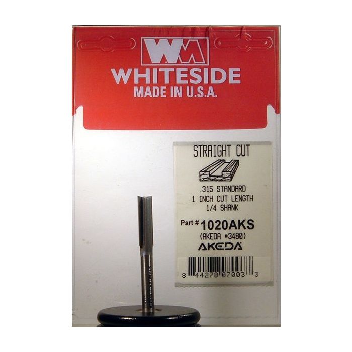 Whiteside 1020AKS Akeda Standard Straight Bit